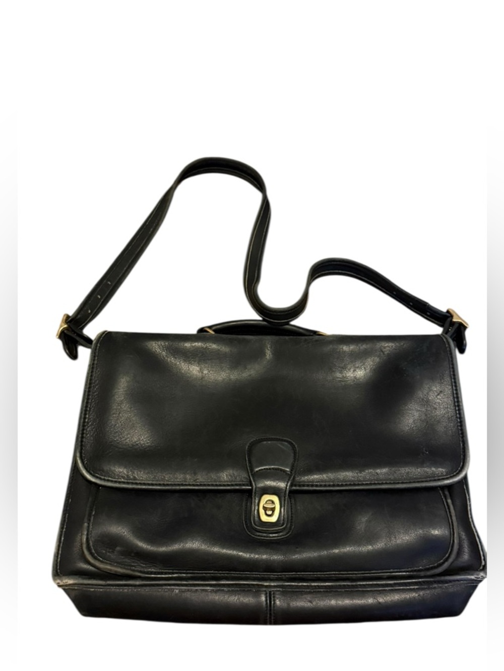 Vintage Coach Business Bag Messenger Shoulder Briefcase Metropolitan 5180